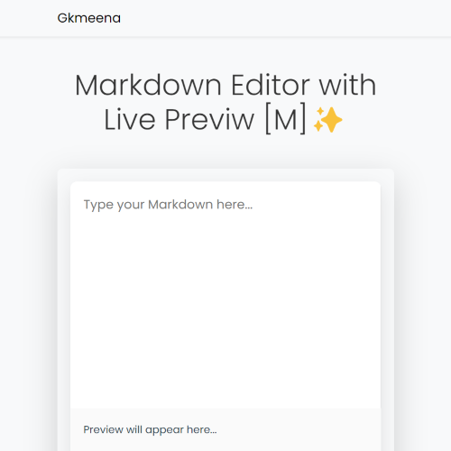 Markdown Editor